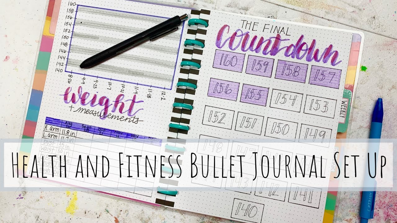You are currently viewing How I Set Up my Health and Fitness Bullet Journal