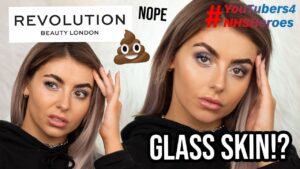 Read more about the article WTF IS THIS?! TESTING REVOLUTION GLASS SKIN MAKEUP! FIRST IMPRESSIONS