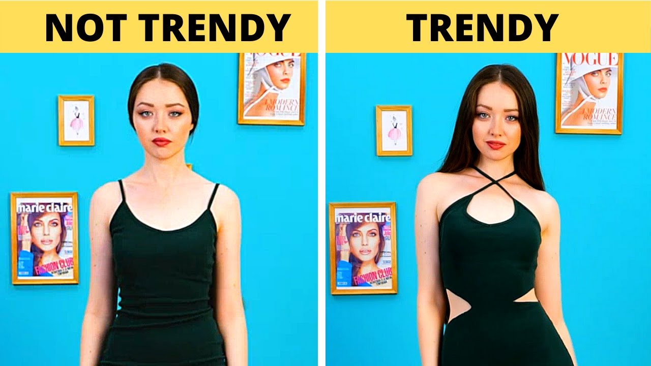 You are currently viewing 40 FASHION TIPS TO LOOK STYLISH || 5-Minute Clothes Transformation