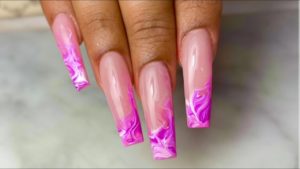 Read more about the article HOW TO: Pink Marble Nails