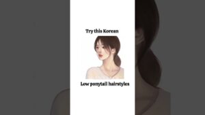 Read more about the article Korean low ponytail hairstyles #shorts #aesthetic #trending #korean #hairstyle
