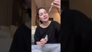 Read more about the article Hania Amir Skin care routine #haniaaamir #shorts #viral #skincare