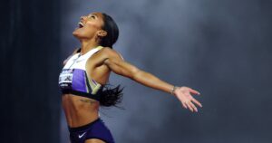 Read more about the article Tara Davis-Woodhall Gives You Permission to Crash Out: “Full Send”