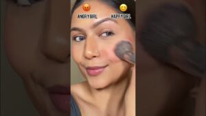 Read more about the article Angry Girl Vs Happy Girl Makeup Look