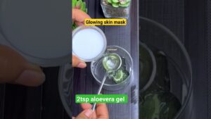 Read more about the article glowing skin mask | aloevera gel face mask