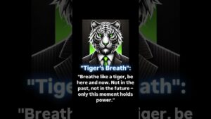 Read more about the article “Tiger’s Breath”: #fitness #health #mentalhealthawareness #personaltrainer #wellness #ai