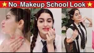 Read more about the article No-makeup SCHOOL Look in 5mns CHALLENGE!!! #shorts #youtubeshorts