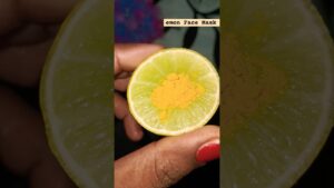 Read more about the article LEMON FACE MASK,Turmeric face mask for glowing skin |lemon &