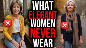 Read more about the article 14 COMMON Wardrobe MISTAKES Elegant Women OVER 50 ALWAYS Avoid!
