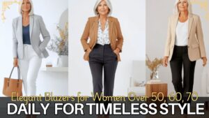 Read more about the article Elegant Blazers for Women Over 50, 60, 70: Daily Fashion