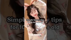 Read more about the article Simple beauty tips ️ #beauty #tips #kbeauty #korean #aestheic #foryou