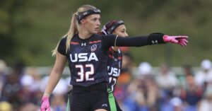 Read more about the article Pro Footballer Ashlea Klam Says Flag Football Is Not “Just