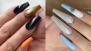 Read more about the article Awesome Acrylic Nails Tutorial LONG COFFIN NAILS Nail Art Designs